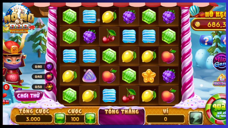 Game nổ hũ Candy Fruit Samurai được săn đón nhiệt tình