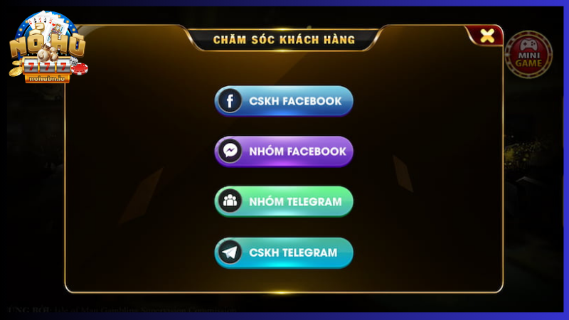 Liên hệ CSKH trang web nổ hũ